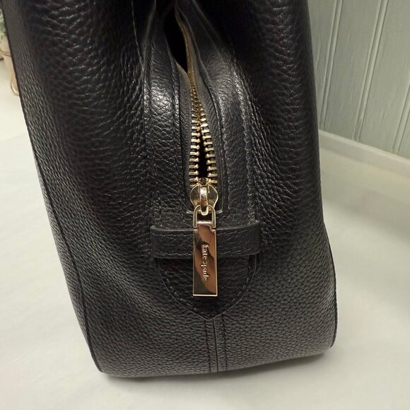 KATE SPADE Lena Triple Entry Shoulder Bag Pebbled Leather EUC Authentic - Picture 4 of 13